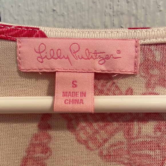 Lilly Pulitzer knit dress. Pink and White. - Picture 2 of 4